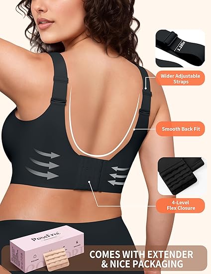 Velora Intimates  Wireless Bra for Women with Adjustable Fit