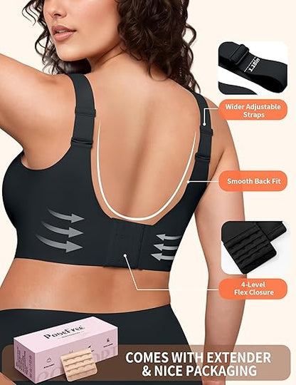 Velora Intimates  Wireless Bra for Women with Adjustable Fit